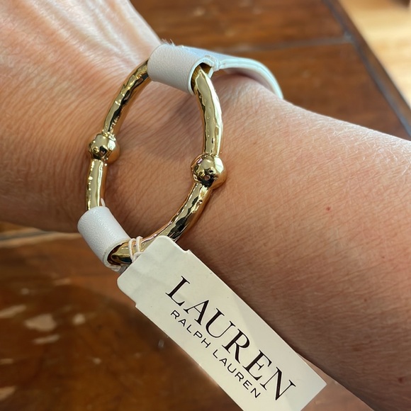 Ralph Lauren white and gold ring bracelet - Picture 6 of 9
